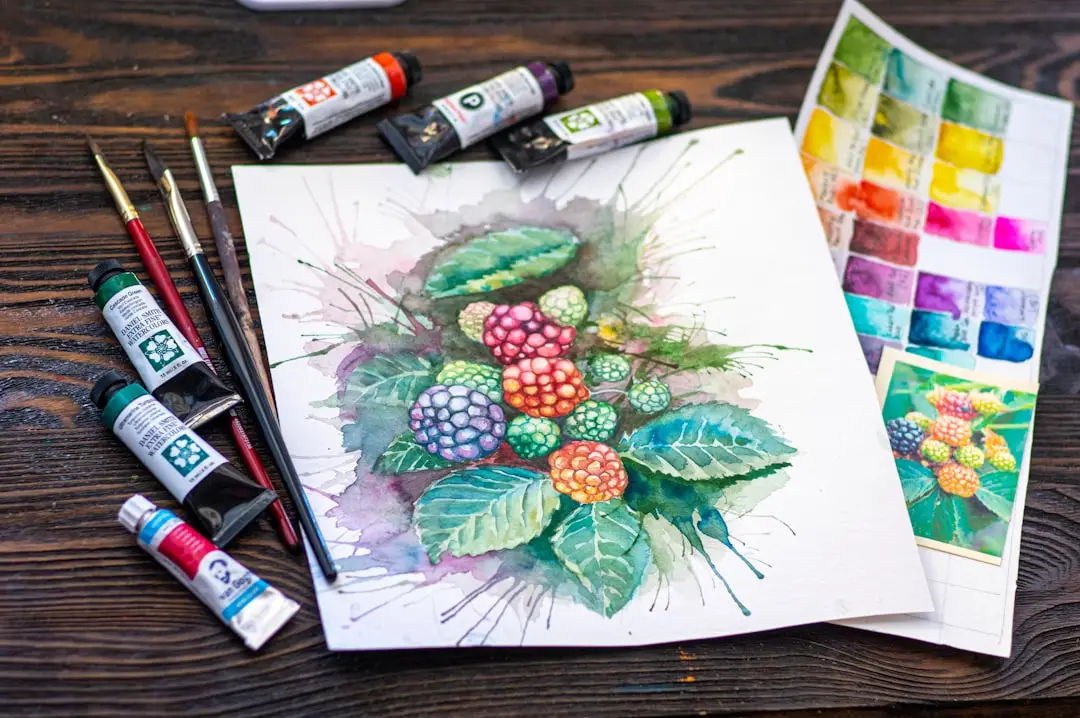 Skapa konst på nolltid med paint by numbers illustration