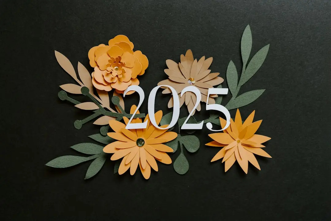 Pappersblommor som gör festen magisk och rolig illustration