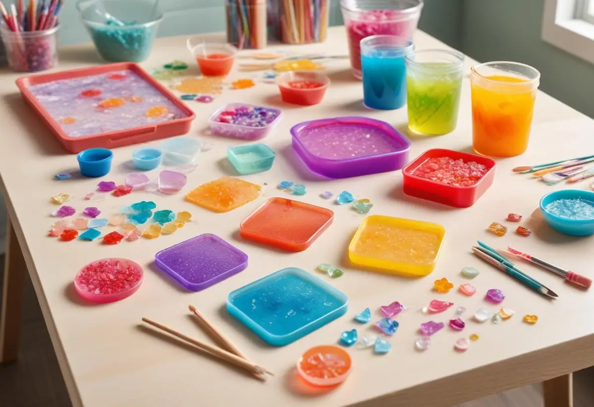 Gjut med resin illustration